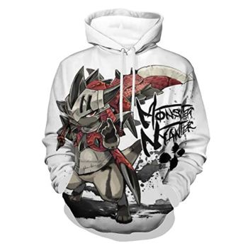Monster Hunter World Hoodies &#8211; 3D Print Casual Pullover