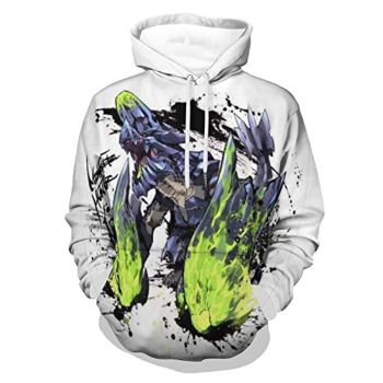 Monster Hunter World Hoodies &#8211; 3D Print Casual Pullover