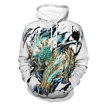 Monster Hunter World Hoodies &#8211; 3D Print Casual Pullover