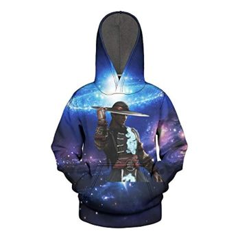Mortal Kombat Hoodie &#8211; Kung Lao Unisex 3D Print Pullover Drawstring Hoodie