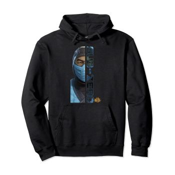 Mortal Kombat Hoodie &#8211; Sub-Zero Black Unisex 3D Print Pullover Drawstring Hoodie