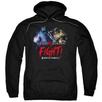 Mortal Kombat Hoodies &#8211; Pullover Fight Adult Hoodie Black