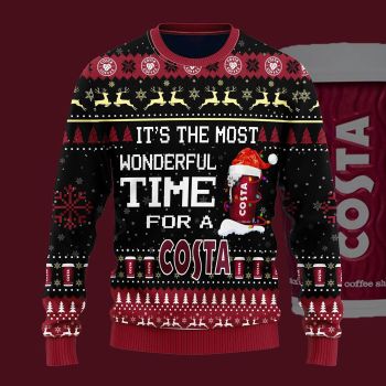 Most Wonderful Time For A Costa Christmas Sweater