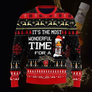 Most Wonderful Time For A Jim Beam Christmas Sweater