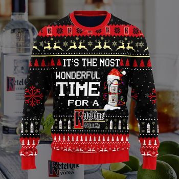 Most Wonderful Time For A Ketel One Christmas Sweater