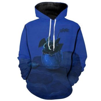 Movie How To Train Your Dragon Hoodies &#8211; Anime Sweatshirts 3D Print Pullovers