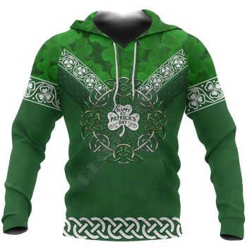 Street Style Green Leaves Pattern Armor Hoodie
