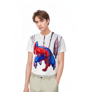 Action-Packed Adventure: Spider-man in Green - Casual and Cool Look