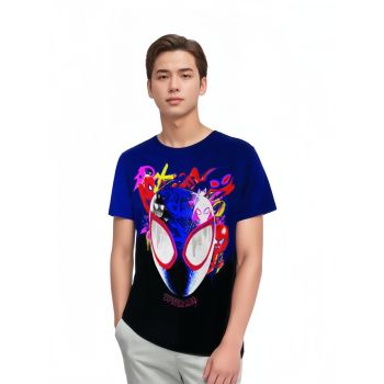 Realistic Web-Slinger: Comfortable and Fashionable Spider-man Man Hoodie in Blue and Black