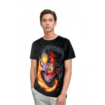 Phoenix X Venom Shirt - The Symbiotic Fusion in Black