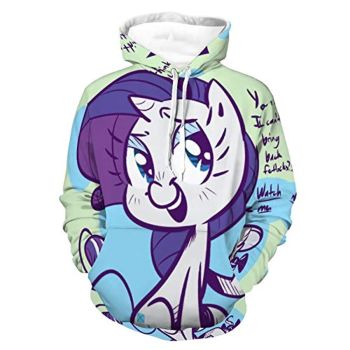 My Little Pony Hoodies &#8211; Rarity Unisex 3D Print Casual Pullover Sweater