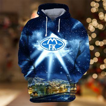 Classical  Blue Lighting Pattern Lighting Hoodie