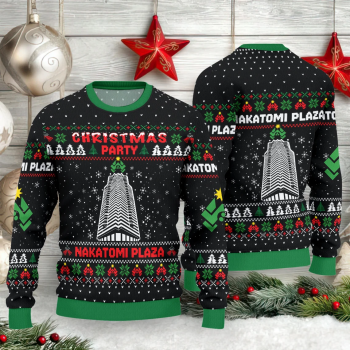Nakatomi plaza Ugly Christmas Sweater Tshirt Hoodie Apparel,Christmas Ugly Sweater