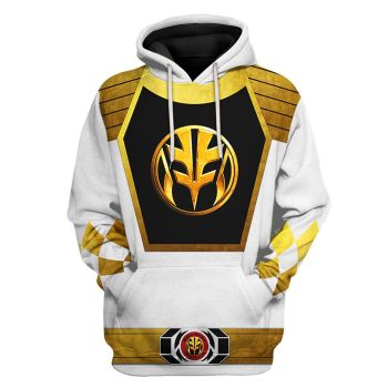 Temperament Yellow White Totem Pattern Indians Hoodie