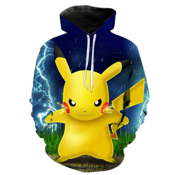3D Printing Fashion DQS Hoodies Cartoon Anime Sweatshirt Pullover