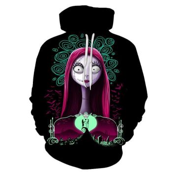 Nightmare Before Christmas Jack And Sally Hoodies &#8211; Nightmare Before Christmas Hoodies &#8211; Sally Pull Over Hoodie