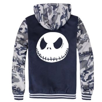 Nightmare Before Christmas Jackets &#8211; Nightmare Before Christmas Movie Series Jack Icon White Fleece Jacket