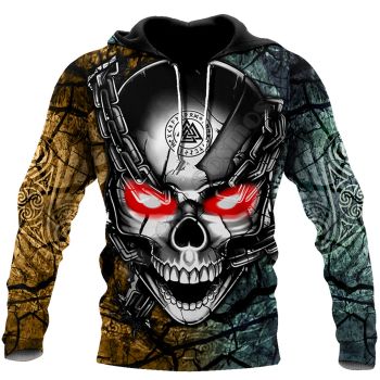 Precious And Cute Black Skull Pattern Skull Hoodie
