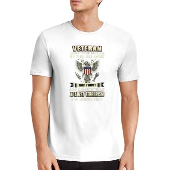 White Fashion Alphabet flag Pattern 3D Printed T-Shirto