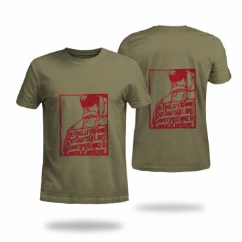 Red Popular Bible Pattern 3D Printed T-Shirto