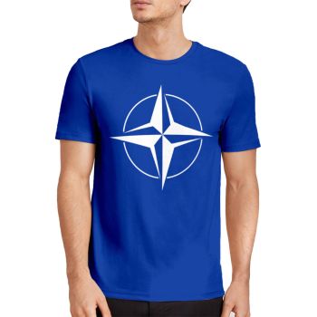 Blue Gorgeous And Extraordinary Compass Needle Pattern 3D Printed T-Shirto