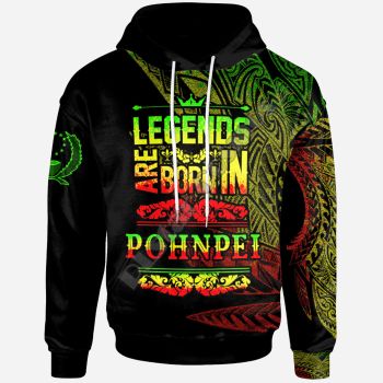 Popular Colorful Pohnpei Pattern Pohnpei Hoodie