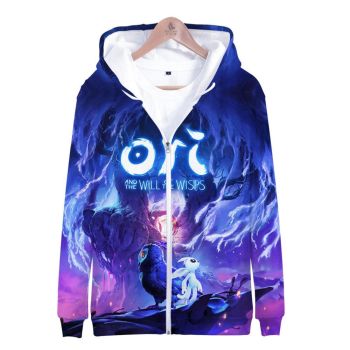 Ori and the Will of the Wisps 3D Printed Zipper Hoodies