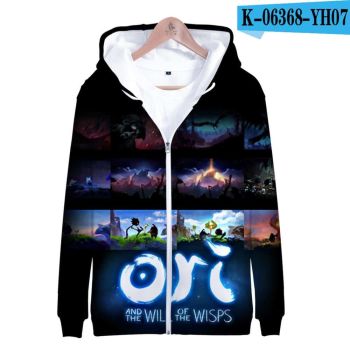 Ori and the Will of the Wisps 3D Printed Zipper Hoodies