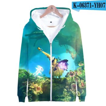 Ori and the Will of the Wisps 3D Printed Zipper Hoodies