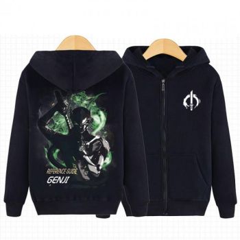 Overwatch Genji Hoodies &#8211; Zip Up Black Hoodie