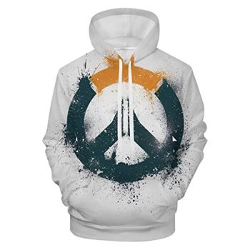 Overwatch Hoodie &#8211; Overwatch Logo 3D Print Hooded Pullover Sweatshirt