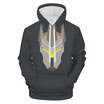 Overwatch Hoodie &#8211; Reinhardt 3D Print Hooded Pullover Sweatshirt