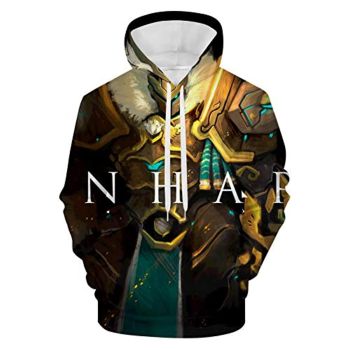 Overwatch Hoodie &#8211; Reinhardt 3D Print Hooded Pullover Sweatshirt