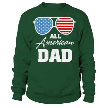 All American Dad Sunglasses USA Sweatshirt