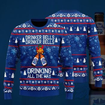 Pabst Blue Ribbon Drinker Bells Drinker Bells Drink Sweater