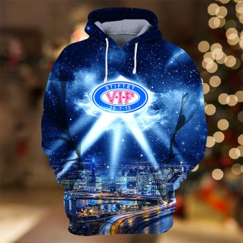 Popular Blue Lighting Pattern Lighting Hoodie