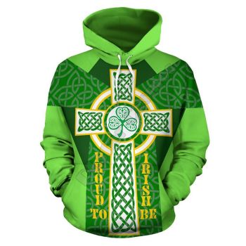 Precious And Gorgeous Green Crosses Pattern Armor Hoodie