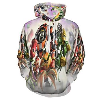 Plants vs Zombies Hoodies &#8211; 3D Print Pullover Gaming Hoodie