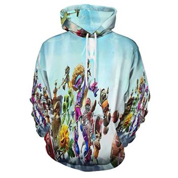 Plants vs Zombies Hoodies &#8211; 3D Print Pullover Gaming Hoodie