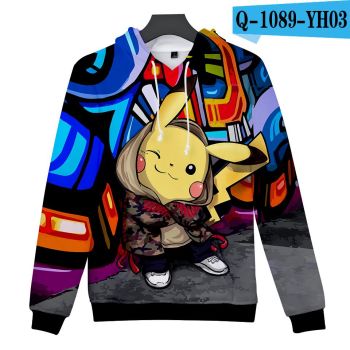 DQS 3D Print Design Hoodies Anime Hooded Sweatshirts