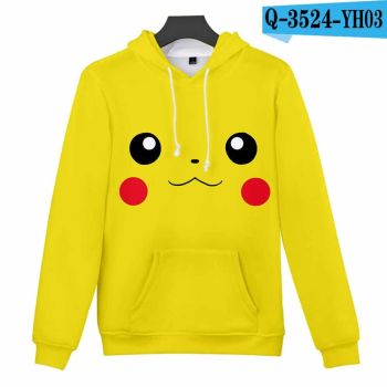 DQS 3D Print Design Hoodies Anime Hooded Sweatshirts