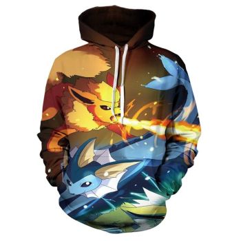 DQS 3D Printed Hoodies Fashion Sweatshirts