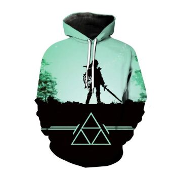 Popular Game Hoodies &#8211; The Legend Of Zelda 3D Print Hooded Sweatshirt
