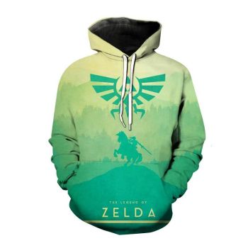 Popular Game Hoodies &#8211; The Legend Of Zelda 3D Print Hooded Sweatshirt
