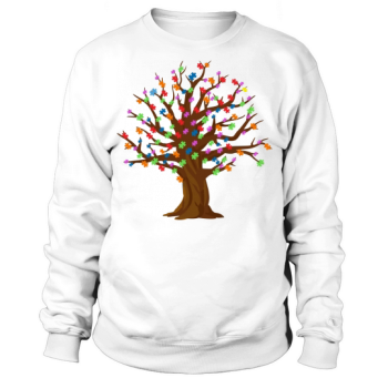 Tree Of Life Autism Awareness Sweatshirt
