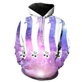 Funny Cat 3D Hoodie Sweatshirt Pullover