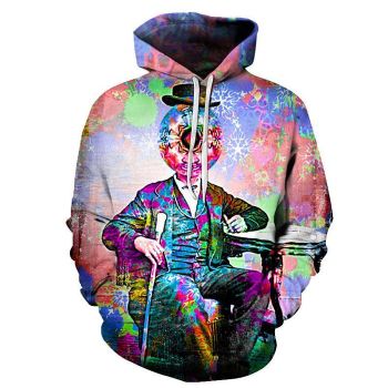 Trippy Gentleman 3D Sweatshirt Hoodie Pullover