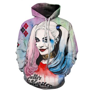 Harley Quinn 3D Sweatshirt Hoodie Pullover