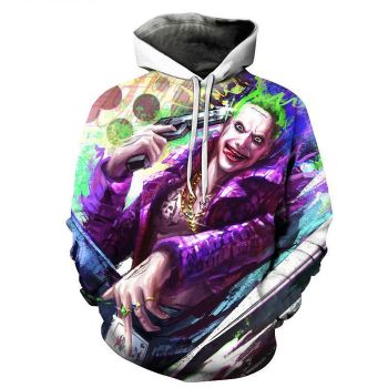 Suicide Squad Joker 3D Sweatshirt Hoodie Pullover