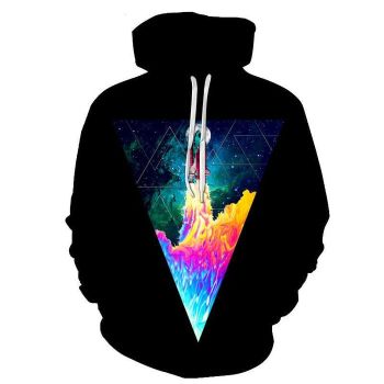 Colorful Fantasy Galaxy 3D Sweatshirt Hoodie Pullover